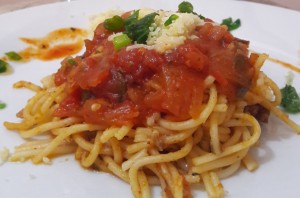 Spaghetti tomates