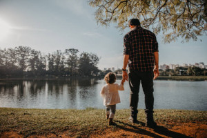 Family leisure with public park ride